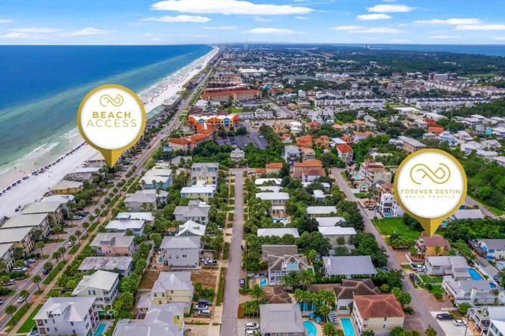Paradise Palms With Jetted Pool And Private Beach Destin 0*,